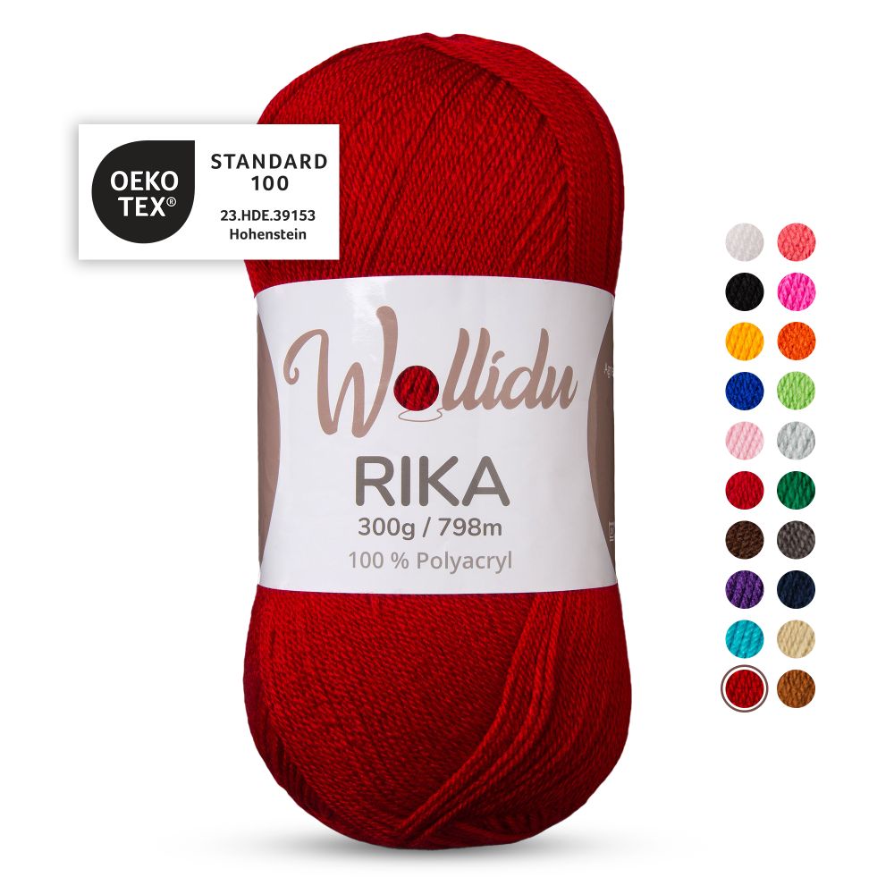 XL Acrylgarn 300g 798m – 100% Polyacryl – Wollidu Rika