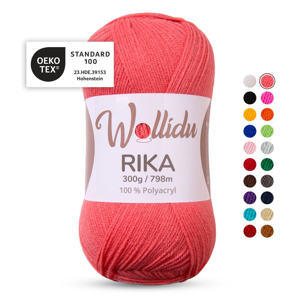 XL Acrylgarn 300g 798m – 100% Polyacryl – Wollidu Rika