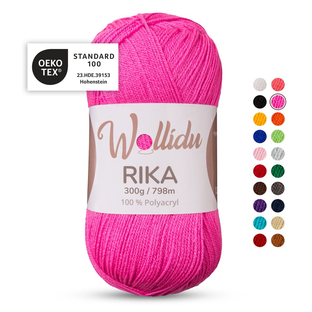 XL Acrylgarn 300g 798m – 100% Polyacryl – Wollidu Rika