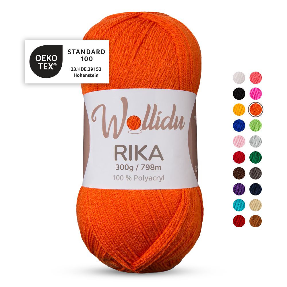 XL Acrylgarn 300g 798m – 100% Polyacryl – Wollidu Rika