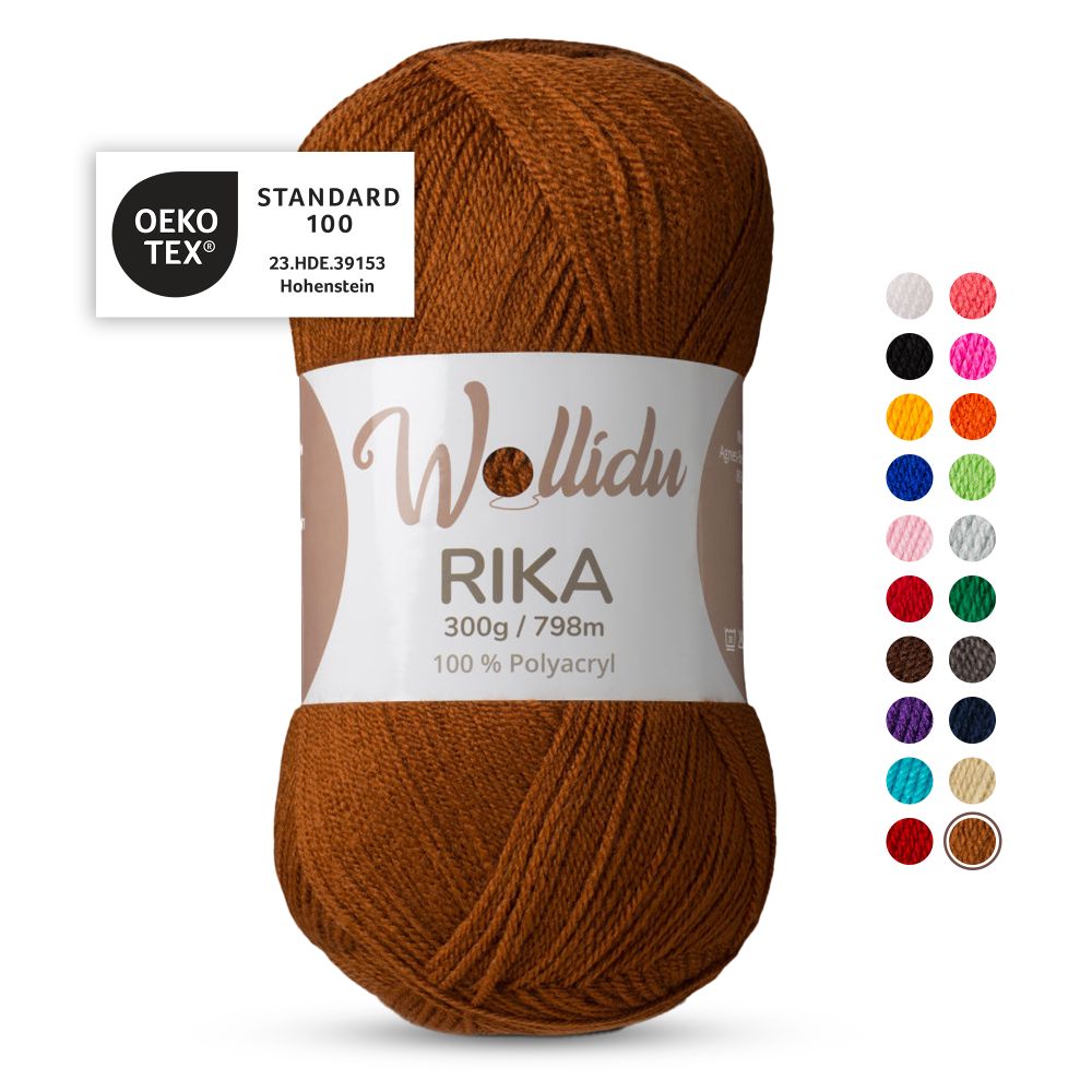 XL Acrylgarn 300g 798m – 100% Polyacryl – Wollidu Rika